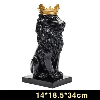 Nordic Resin Lion Ornaments Modern Home Living Room TV Cabinet Desk Ornaments Decor Crown Lion Porch Decoration M1844
Nordic Resin Lion Ornaments Modern Home Living Room TV Cabinet Desk Ornaments Decor Crown Lion Porch Decoration M1844