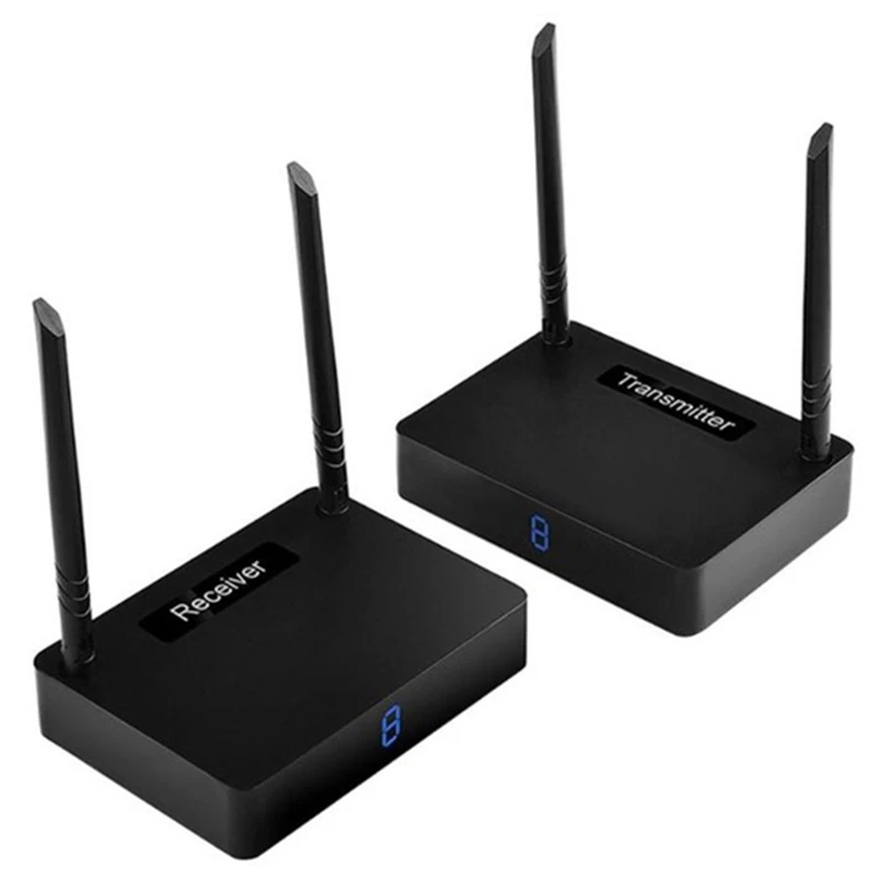 New HD585 Wireless HDMI Transmitter Receiver Video 5.8 GHz 350m AV Sender Extender Set-top Box Sharing With IR Remote Cable
New HD585 Wireless HDMI Transmitter Receiver Video 5.8 GHz 350m AV Sender Extender Set-top Box Sharing With IR Remote Cable