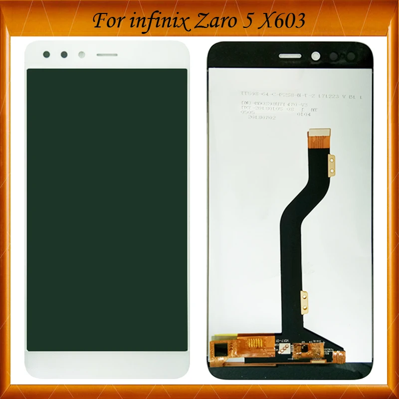 Original For infinix Zaro 5 X603 Zaro5 LCD Display Touch Screen Glass Digitizer Complete Assembly For infinix X603 Black White
Original For infinix Zaro 5 X603 Zaro5 LCD Display Touch Screen Glass Digitizer Complete Assembly For infinix X603 Black White