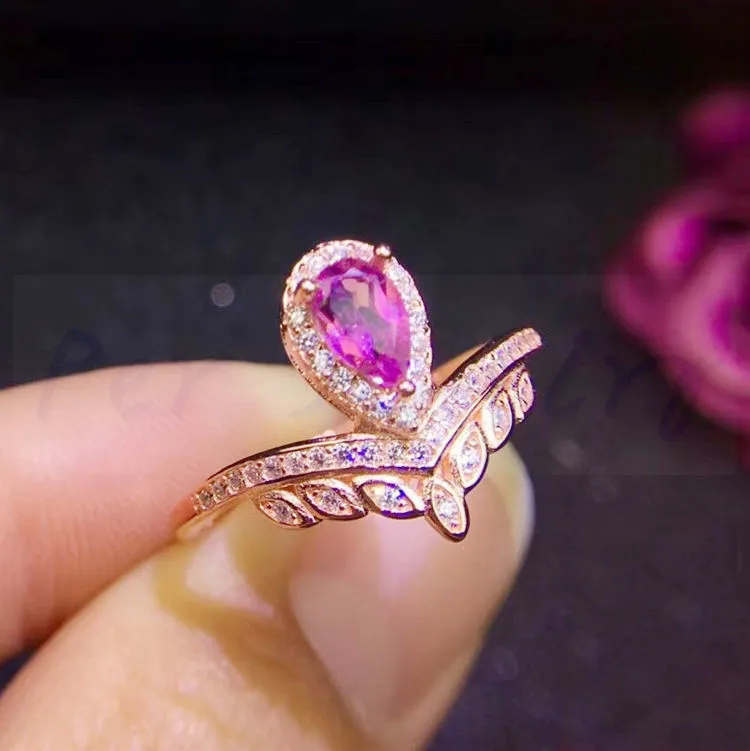 Tourmaline ring Crown style 0.45ct gemstone Natural real tourmaline Free shipping 925 sterling silver Fine jewelry #J19011402
Tourmaline ring Crown style 0.45ct gemstone Natural real tourmaline Free shipping 925 sterling silver Fine jewelry #J19011402