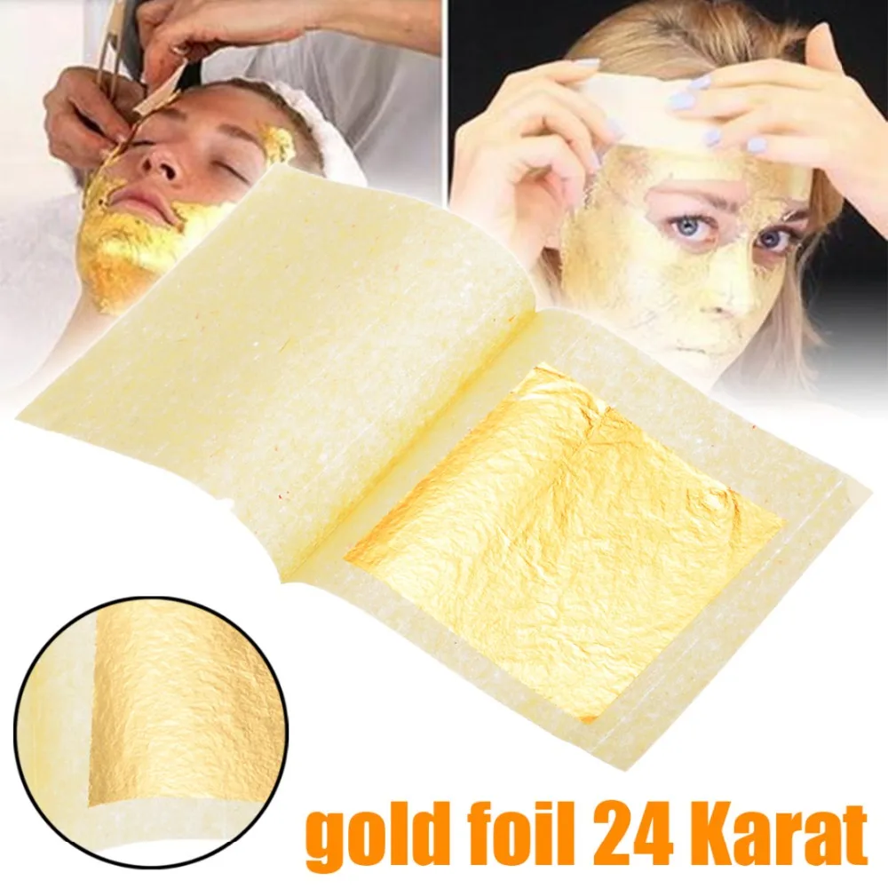 50/100Pcs 24 Karat Edible Gold Foil Leaf Cooking Food Art Work Decor Gilding Beauty Decor Square 4.33cm
50/100Pcs 24 Karat Edible Gold Foil Leaf Cooking Food Art Work Decor Gilding Beauty Decor Square 4.33cm