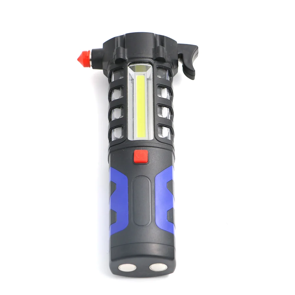 Emergency Safety Warning Car Escape Rescue Hammer Break Window Belt Cutter Torch COB LED Work Light Magnetic Flashlight Use 3xAA
Emergency Safety Warning Car Escape Rescue Hammer Break Window Belt Cutter Torch COB LED Work Light Magnetic Flashlight Use 3xAA