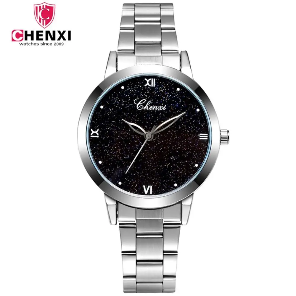 CHENXI Brand Women Watches Silver Stainless Steel Bracelet Wristwatches High Quality Female Gift Fashion Ladies Business Watch
CHENXI Brand Women Watches Silver Stainless Steel Bracelet Wristwatches High Quality Female Gift Fashion Ladies Business Watch