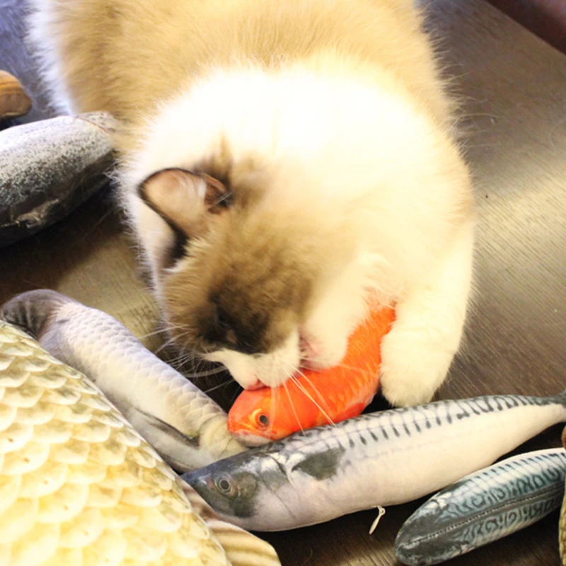 Cat Favor Catnip Toy Kitten Lifelike Fish Shape Scratching Toys Pet Plush Stuffed Interactive Plaything Pet Pillow Cushion D30
Cat Favor Catnip Toy Kitten Lifelike Fish Shape Scratching Toys Pet Plush Stuffed Interactive Plaything Pet Pillow Cushion D30