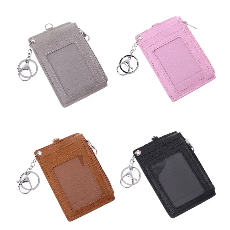 THINKTHENDO Portable Leather Business ID Card Credit Badge Holder Coin Purse Wallet Keychain
THINKTHENDO Portable Leather Business ID Card Credit Badge Holder Coin Purse Wallet Keychain
