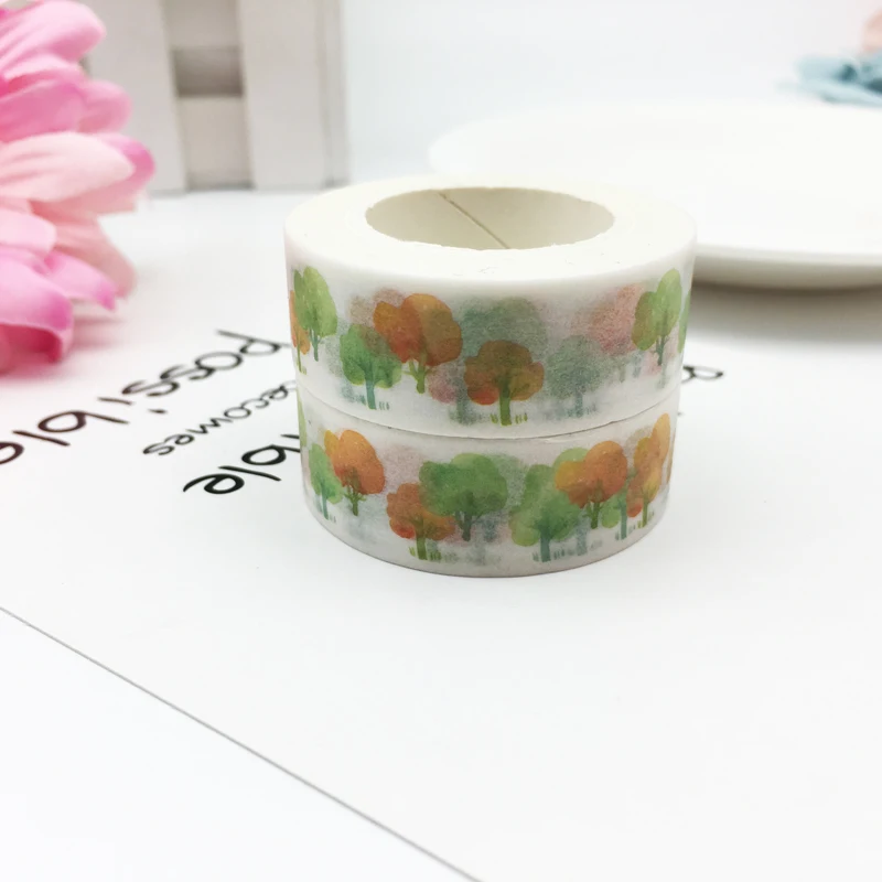 15mm*10m Tree Washi Tape Glitter Stationery Diy Scrapbooking Photo Album School Tools Kawaii Scrapbook Paper tape Stickers
15mm*10m Tree Washi Tape Glitter Stationery Diy Scrapbooking Photo Album School Tools Kawaii Scrapbook Paper tape Stickers