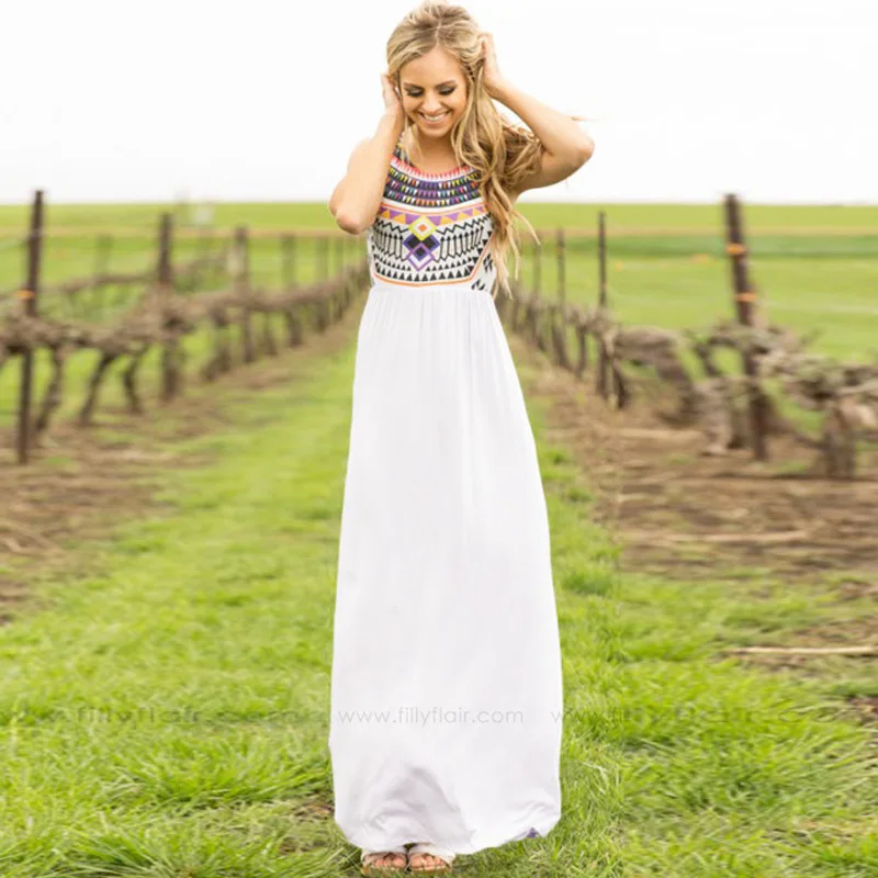 2019 Women Summer Lace Printing Dresses Ankle-length O-neck Maxi Dresses For Women Elegant Evening Party Vestidos Clothes
2019 Women Summer Lace Printing Dresses Ankle-length O-neck Maxi Dresses For Women Elegant Evening Party Vestidos Clothes