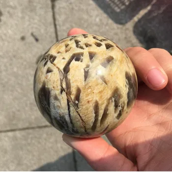 New product natural yellow speckle stone crystal ball point healing meditation reiki energy ball Christmas gifts 5-5.5cm
New product natural yellow speckle stone crystal ball point healing meditation reiki energy ball Christmas gifts 5-5.5cm