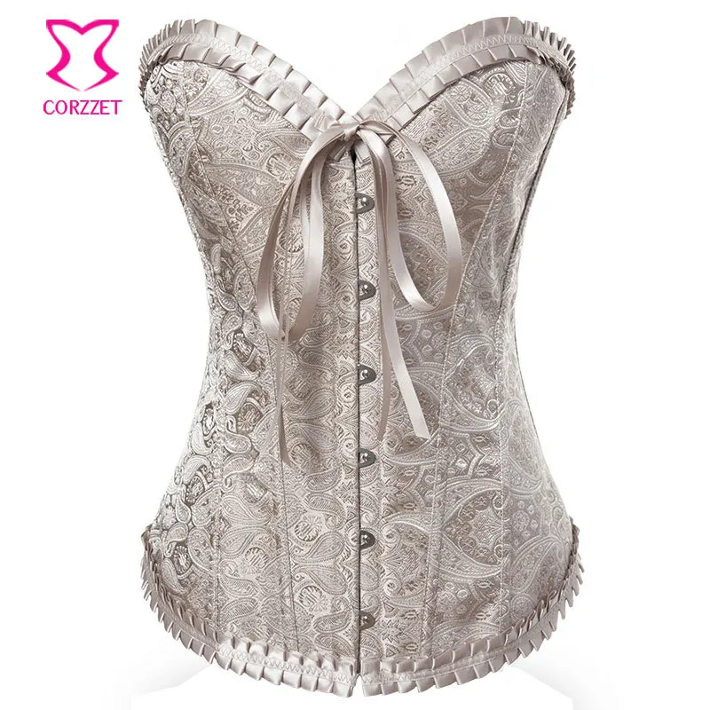 red/beige paisley brocade victorian sexy corset gothic woman clothes for women burlesque bodyshaper Strapless corselet corsets
red/beige paisley brocade victorian sexy corset gothic woman clothes for women burlesque bodyshaper Strapless corselet corsets