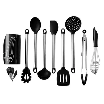 9PCS Silicone Kitchenware Cooking Spoon Soup Ladle-Egg Spatula Turner Kitchen Tools Cooking Utensil Set Dinnerware Tools
9PCS Silicone Kitchenware Cooking Spoon Soup Ladle-Egg Spatula Turner Kitchen Tools Cooking Utensil Set Dinnerware Tools