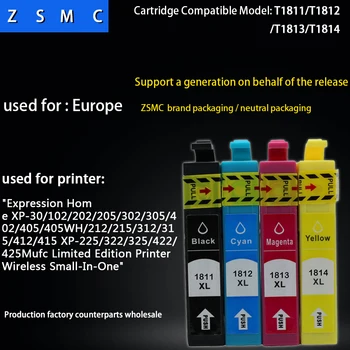 20PCS Compatible epson 18XL ink cartridge T1811 T1812 T1813 T1814 for XP-30/102/202/205/302/305 printer
20PCS Compatible epson 18XL ink cartridge T1811 T1812 T1813 T1814 for XP-30/102/202/205/302/305 printer