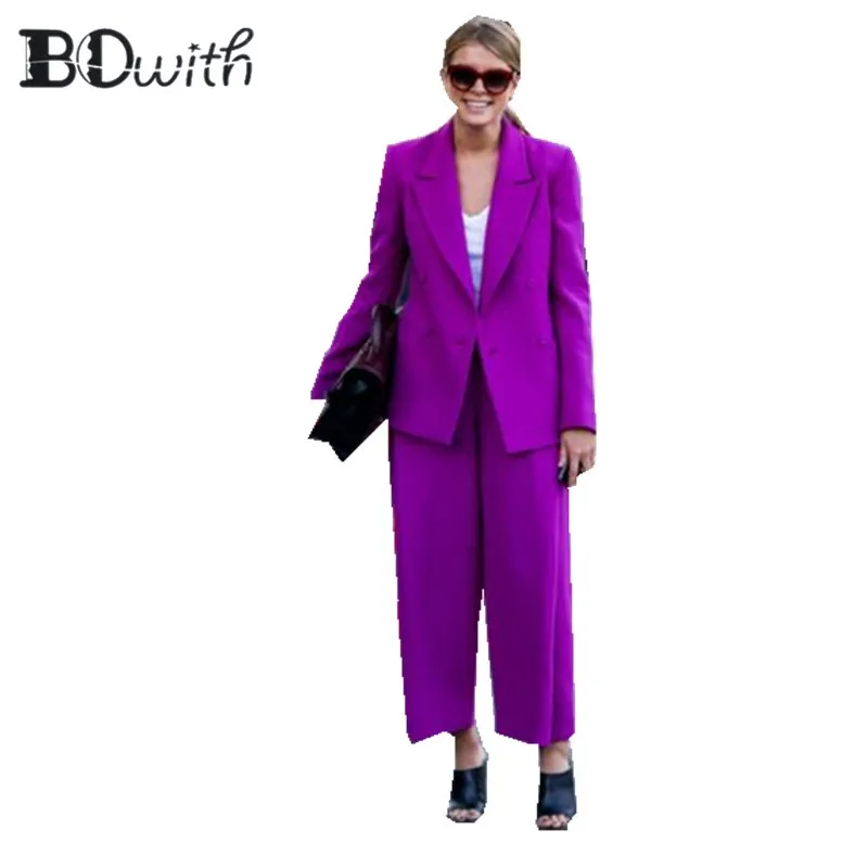 Custom Made 2 Piece Set (Jacket+Vest) Purple Women Elegant Pants Suits Ladies Business Pant Suits Formal Office Suits
Custom Made 2 Piece Set (Jacket+Vest) Purple Women Elegant Pants Suits Ladies Business Pant Suits Formal Office Suits