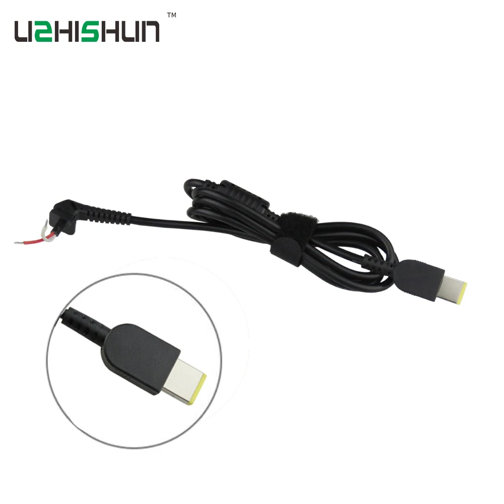 Image DC Tip Plug Connector Cord laptop power Cable For Lenovo IdeaPad Yoga Square Connector Charger Laptop adapter pc cable notebook