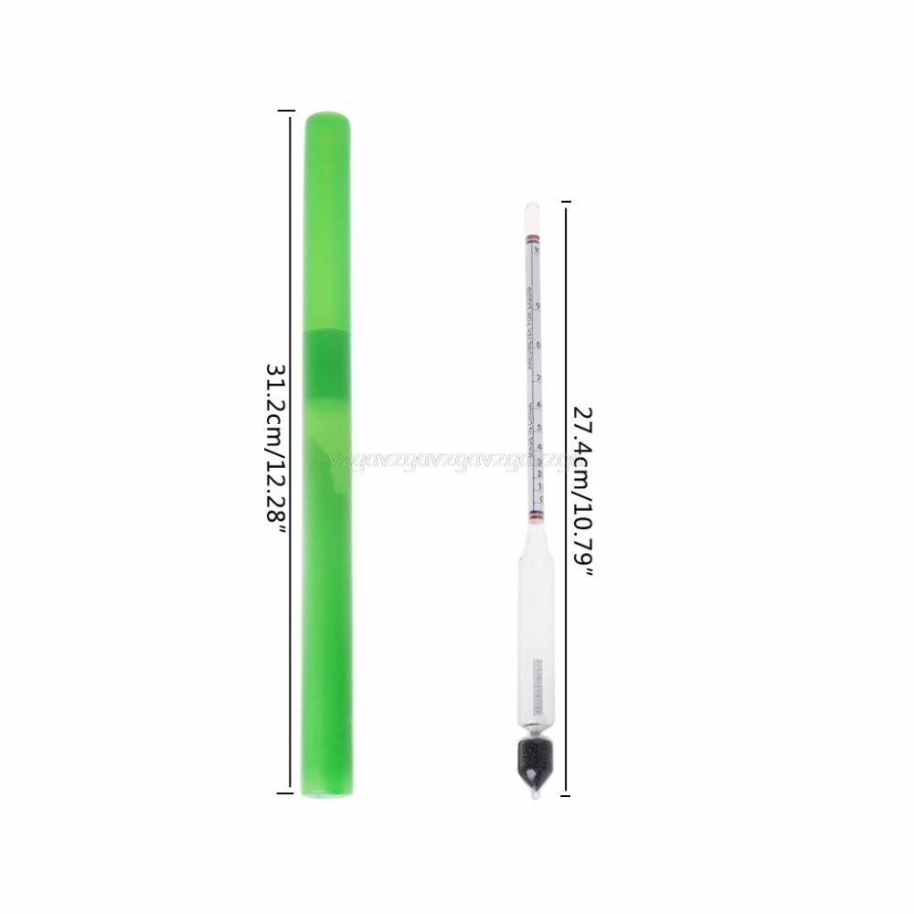 Wine Concentration Meter Alcohol Meter Vodka Whiskey Hydrometer Tester 0-100% Mr15 19 Dropship
Wine Concentration Meter Alcohol Meter Vodka Whiskey Hydrometer Tester 0-100% Mr15 19 Dropship