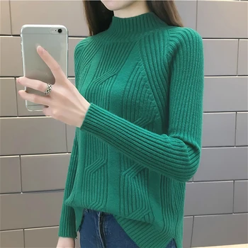PEONFLY New 2019 Spring Fashion Women Sweater High Elastic Solid Turtleneck Sweater Women Slim Casual Knitted Pullovers
PEONFLY New 2019 Spring Fashion Women Sweater High Elastic Solid Turtleneck Sweater Women Slim Casual Knitted Pullovers