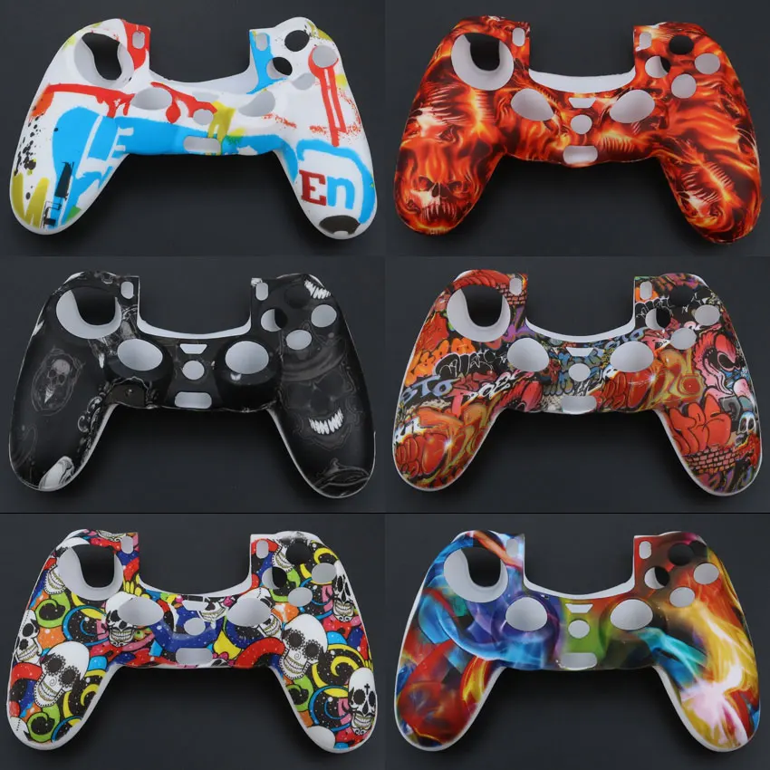 Anti-slip Camouflage Silicone Gel Rubber Soft sleeve Skin Grip Cover case for Dualshock 4 Playstation 4 PS4 Pro Slim Controller
Anti-slip Camouflage Silicone Gel Rubber Soft sleeve Skin Grip Cover case for Dualshock 4 Playstation 4 PS4 Pro Slim Controller