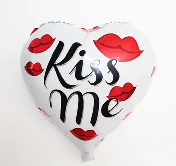 50pcs/lot kiss me balloons foil balloons heart love shaped helium globos for wedding party decoration mylar balon
50pcs/lot kiss me balloons foil balloons heart love shaped helium globos for wedding party decoration mylar balon