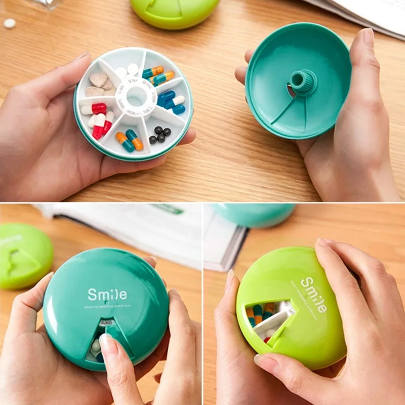 7 Day Weekly Pill Travel Medicine Box Dispenser Capsule Holder Organiser Case Pill Organizer Household Storage
7 Day Weekly Pill Travel Medicine Box Dispenser Capsule Holder Organiser Case Pill Organizer Household Storage