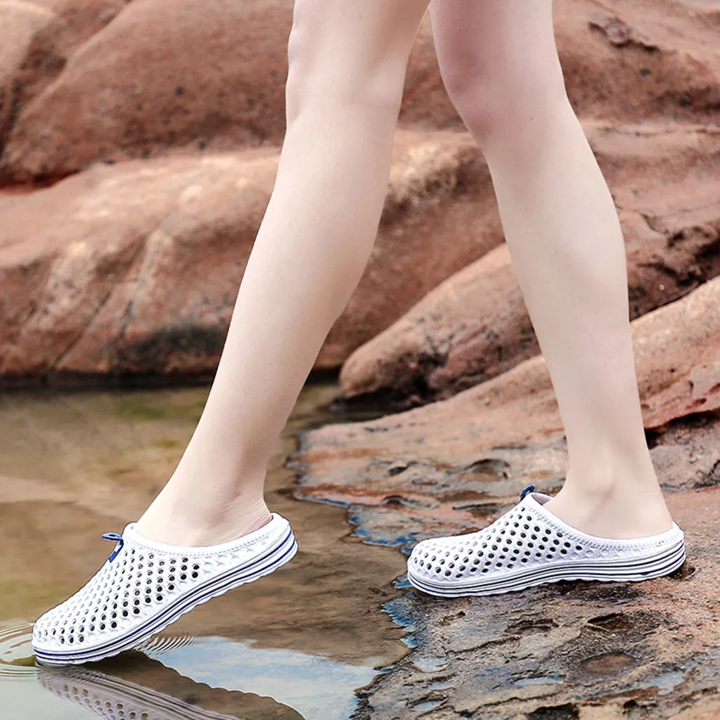 CHAMSGEND Couple Models hollow one-legged hole shoes beach shoes sandals rain boots non-slip wear-resistant upstream shoes
CHAMSGEND Couple Models hollow one-legged hole shoes beach shoes sandals rain boots non-slip wear-resistant upstream shoes