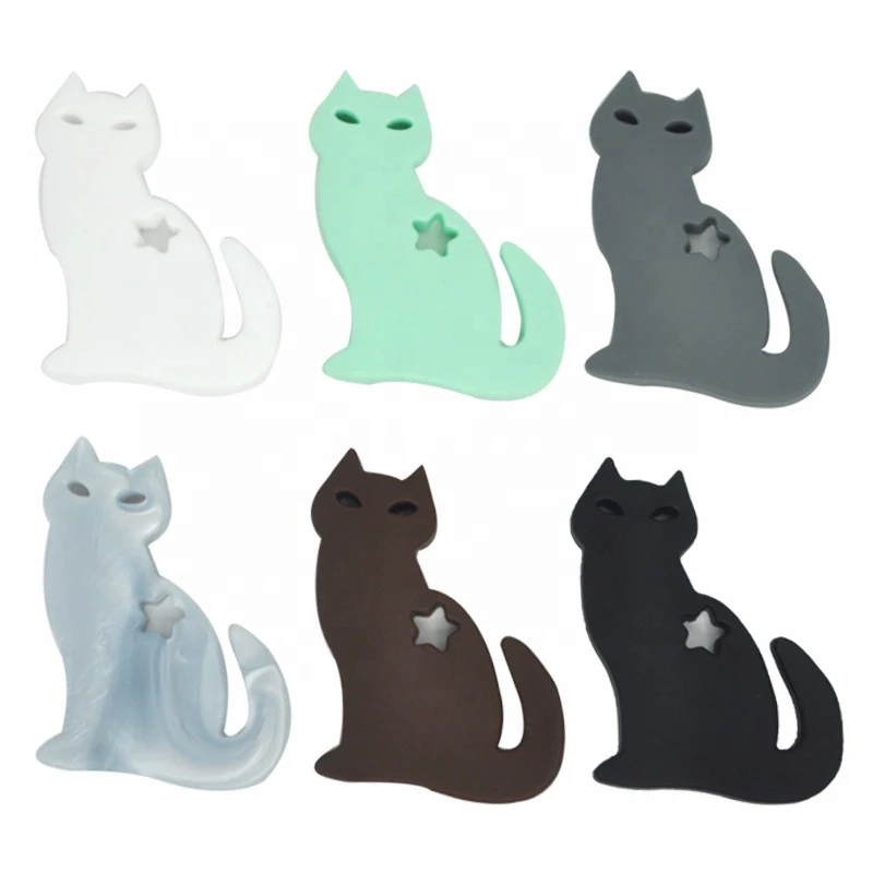 2PCS Silicone Baby Teether Toys Lovely Silicone Cats Teething Pendant Chew Nursing BAP Free
2PCS Silicone Baby Teether Toys Lovely Silicone Cats Teething Pendant Chew Nursing BAP Free