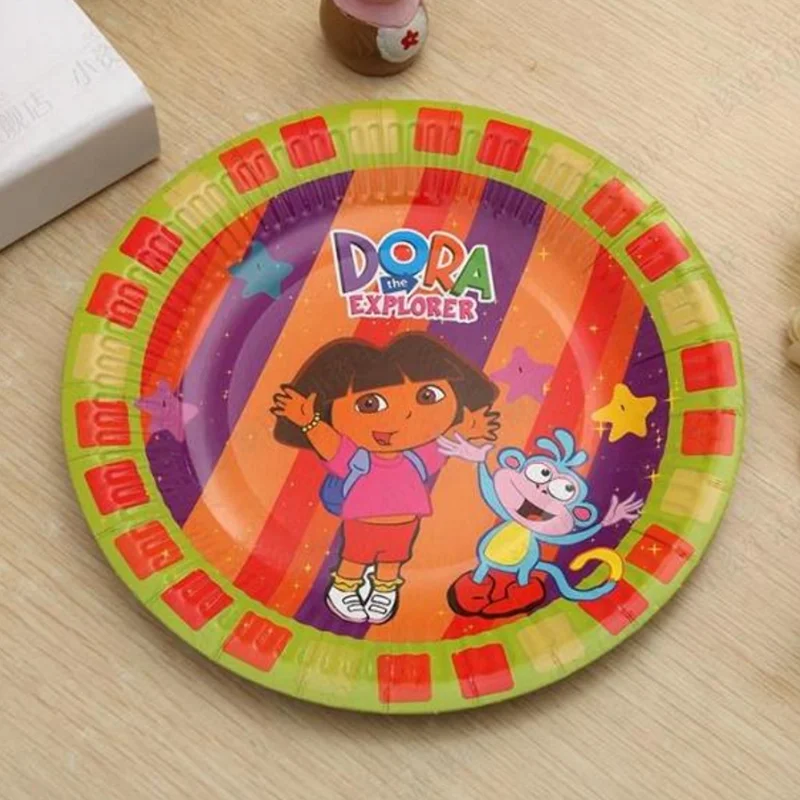 10pcs/set Hot sale Dora the explorer paper plates kids birthday party favors Dora paper dishes happy birthday party supplies
10pcs/set Hot sale Dora the explorer paper plates kids birthday party favors Dora paper dishes happy birthday party supplies