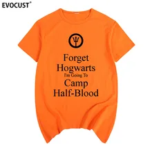 Percy Jackson acampamento meio sangue se esqueça de hogwarts Long Island Sound Verão T-shirt Dos Homens do Algodão T camisa Nova das mulheres T da forma casuais(China)