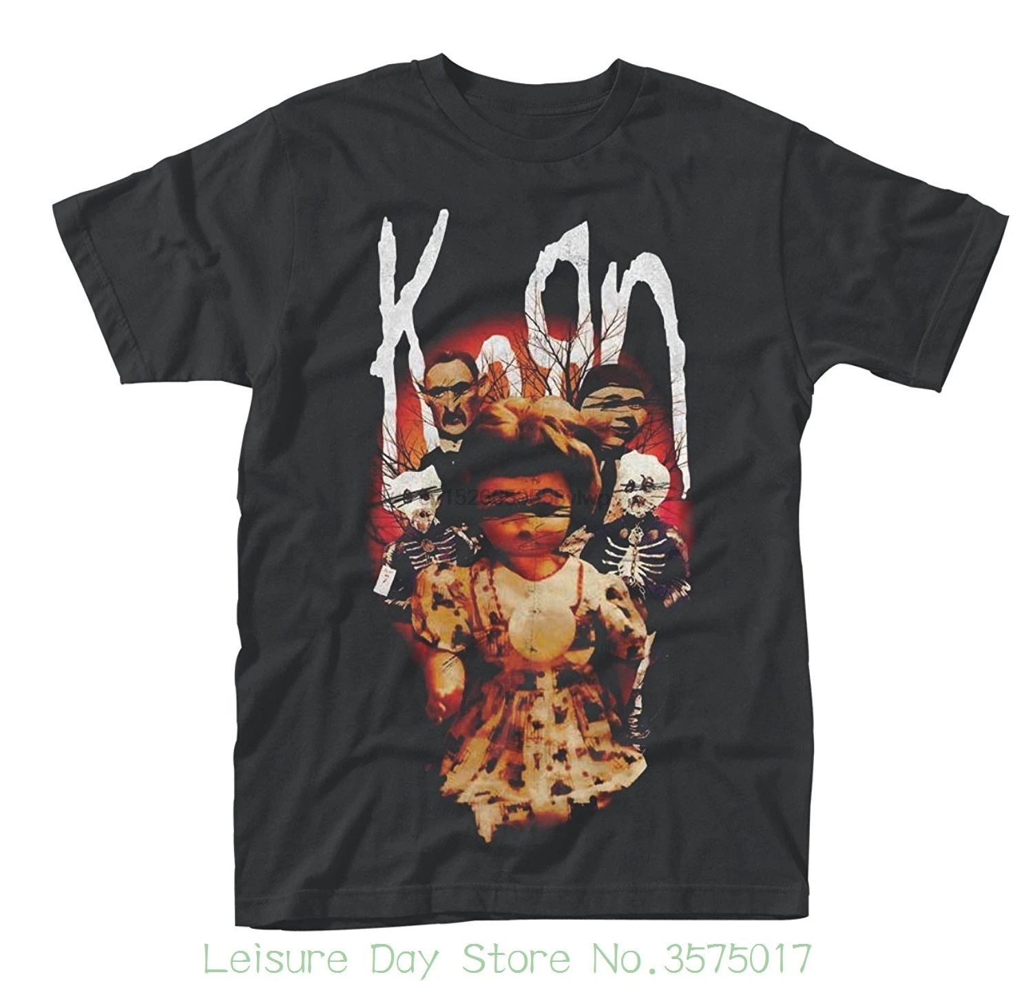 Hip Hop Novelty T Shirts Men Brand Clothing Korn T Shirt Dolls Band Logo Official Mens Black
Hip Hop Novelty T Shirts Men Brand Clothing Korn T Shirt Dolls Band Logo Official Mens Black