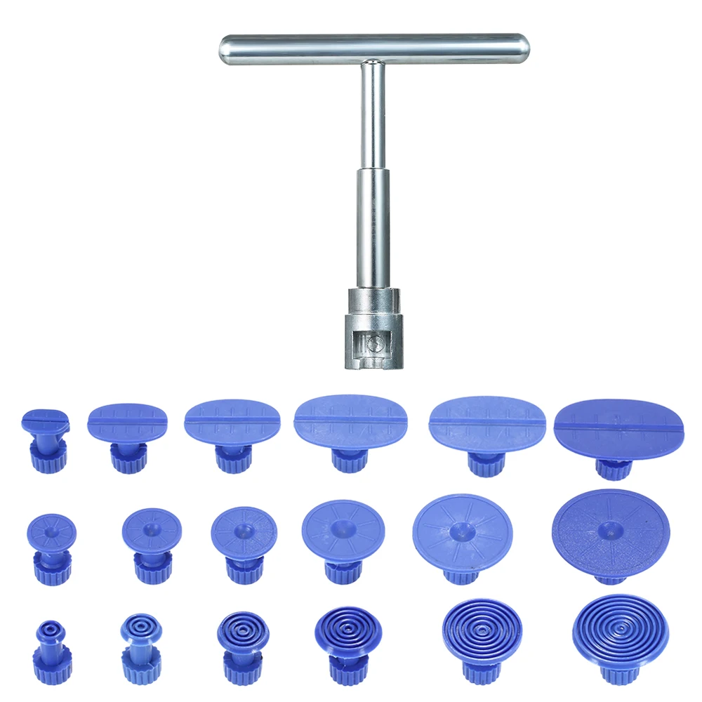 Car Styling Car Dent Lifter Repair Tool Paintless Dent Remove T-Bar Slide Hammer 18Pcs Tabs for Car Auto Body Hail Damage
Car Styling Car Dent Lifter Repair Tool Paintless Dent Remove T-Bar Slide Hammer 18Pcs Tabs for Car Auto Body Hail Damage