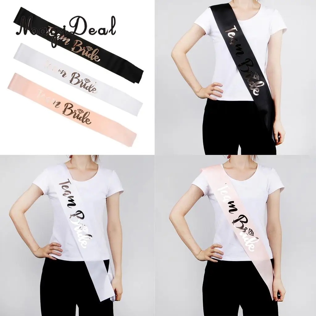 MagiDeal Rose Gold Diamond Team Bride Sash Wedding Shower Hens Bachelorette Party Girls Night Out Bride Tribe Shoulder Strap
MagiDeal Rose Gold Diamond Team Bride Sash Wedding Shower Hens Bachelorette Party Girls Night Out Bride Tribe Shoulder Strap
