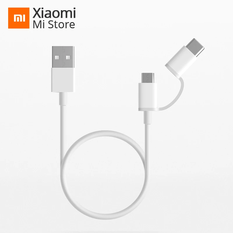 Original Xiaomi 2 in 1 Charging Cable Micro USB to Type-C Support Quick Charge for Xiaomi Smartphone Xiaomi Pad
Original Xiaomi 2 in 1 Charging Cable Micro USB to Type-C Support Quick Charge for Xiaomi Smartphone Xiaomi Pad