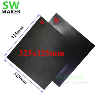 325x325mm Magnetic Print Bed Tape Flex Build Tape with 3M tape For DIY Wanhao Duplicator 9 D9 3D Printer Great For PLA Printing
325x325mm Magnetic Print Bed Tape Flex Build Tape with 3M tape For DIY Wanhao Duplicator 9 D9 3D Printer Great For PLA Printing