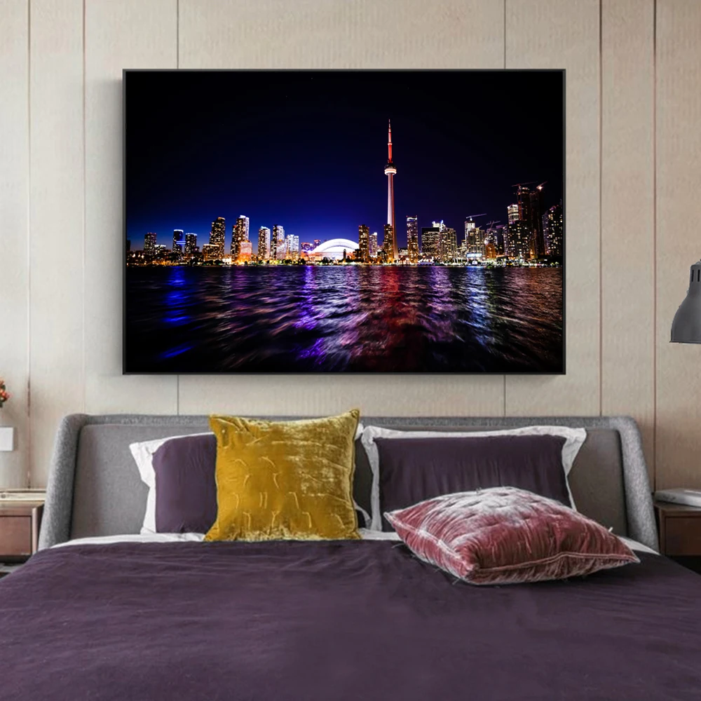 Toronto Night View Wall Pictures For living Room Modern Landscape Canvas Painting Posters And Prints Wall Art Cuadros Decoration
Toronto Night View Wall Pictures For living Room Modern Landscape Canvas Painting Posters And Prints Wall Art Cuadros Decoration