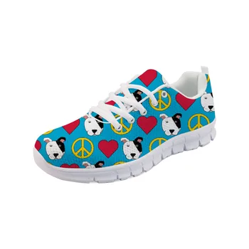 ELVISWORDS Girl's Flat Pit Bull Terrier Prints Sneakers Sweet Heart Casual Shoes Trends Ins Female Flats Platform Lace Up Shoes
ELVISWORDS Girl's Flat Pit Bull Terrier Prints Sneakers Sweet Heart Casual Shoes Trends Ins Female Flats Platform Lace Up Shoes