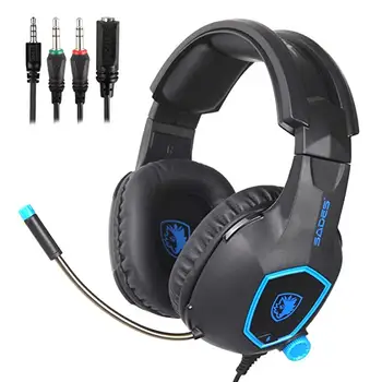 SADES SA818 Gaming Headset Headphones 3.5mm Stereo Headphones For PS4/Xbox One/PC/Cell Phone/Laptop Mac
SADES SA818 Gaming Headset Headphones 3.5mm Stereo Headphones For PS4/Xbox One/PC/Cell Phone/Laptop Mac