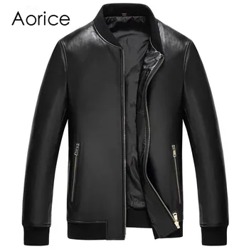 Aorice MT838 Autumn Fashion Real Leather Jacket Men Classic Bomber Style Motorcy Genuine Leather coat Men Black Sheepskin Jacket
Aorice MT838 Autumn Fashion Real Leather Jacket Men Classic Bomber Style Motorcy Genuine Leather coat Men Black Sheepskin Jacket