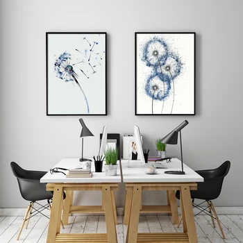 Blue Dandelion Wall Art Canvas Flowers Poster and Print Animal Canvas Painting Picture for Living Room Decor Nordic Decoration
Blue Dandelion Wall Art Canvas Flowers Poster and Print Animal Canvas Painting Picture for Living Room Decor Nordic Decoration