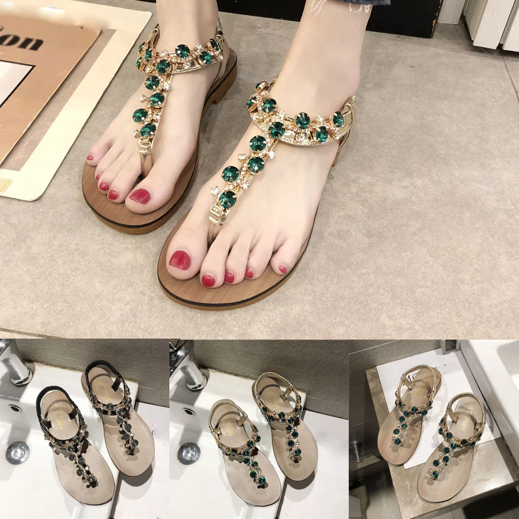 Casual Joker String Bead Bohemian Ethnic Style Flat Flats Flip Flops Mixed Colors Shoes Female Sandals Beach Sandals Apr 4
Casual Joker String Bead Bohemian Ethnic Style Flat Flats Flip Flops Mixed Colors Shoes Female Sandals Beach Sandals Apr 4