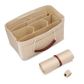 Felt Cosmetic Bag Storage Cases Multi-function Travel Storage Box Organizer For Home
Felt Cosmetic Bag Storage Cases Multi-function Travel Storage Box Organizer For Home