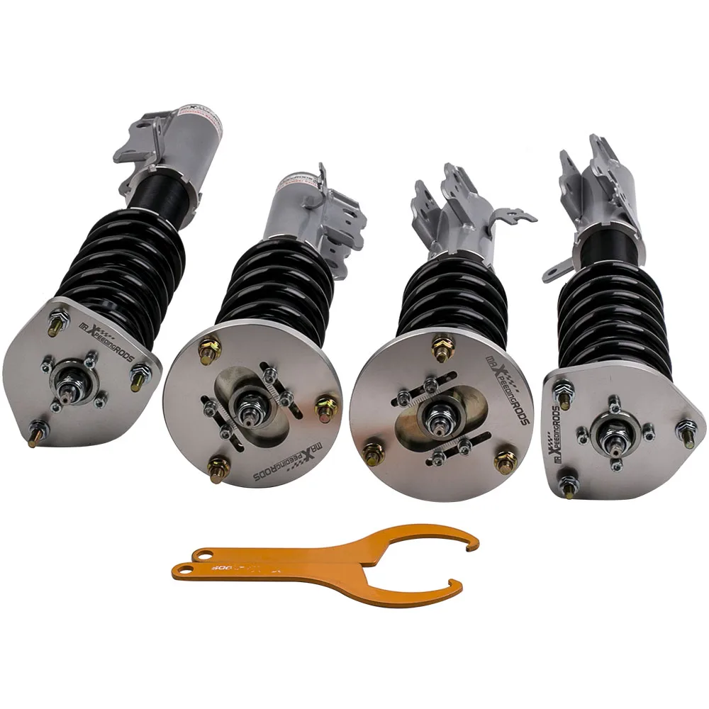 4pcs 24 Ways Adj. Damper Shock Absorbers Struts Complete Front + Rear Coilover Kits For Toyota Solara 1999-2003
4pcs 24 Ways Adj. Damper Shock Absorbers Struts Complete Front + Rear Coilover Kits For Toyota Solara 1999-2003