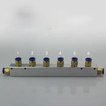 Push Fit 8mm 6 Way 8 Port Pneumatic Quick Connector Air Compressor Fitting Manifold Splitter
Push Fit 8mm 6 Way 8 Port Pneumatic Quick Connector Air Compressor Fitting Manifold Splitter