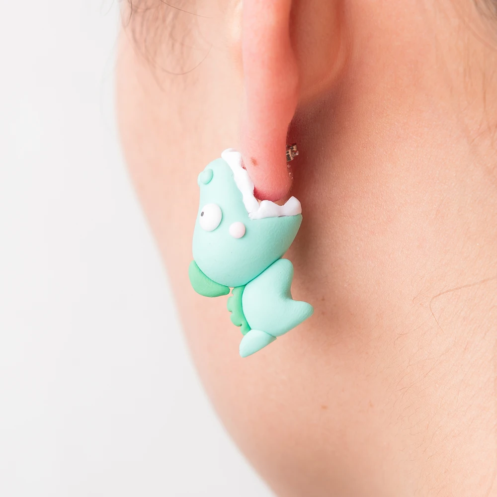 TTPAIAI 30 Polymer Clay Green Cute Dinosaur Earrings For Women Fashion Jewelry Handmade 3d Animal Stud Earring Girls Kids Gift
TTPAIAI 30 Polymer Clay Green Cute Dinosaur Earrings For Women Fashion Jewelry Handmade 3d Animal Stud Earring Girls Kids Gift