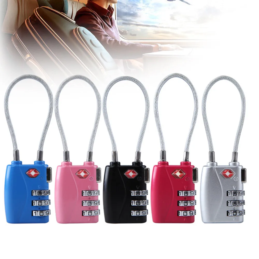 6 color New TSA 3 Digit Combination Resettable Travel Suitcase Luggage Code Lock Padlock 2019 Drop ship
6 color New TSA 3 Digit Combination Resettable Travel Suitcase Luggage Code Lock Padlock 2019 Drop ship