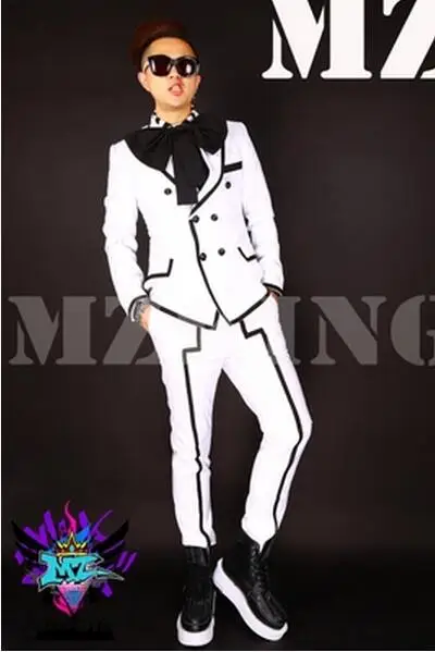 S-5XL New Nightclub Bar Men's clothing singer slim DJ GD fashion suit plus size male bar stage costumes formal dress suits
S-5XL New Nightclub Bar Men's clothing singer slim DJ GD fashion suit plus size male bar stage costumes formal dress suits