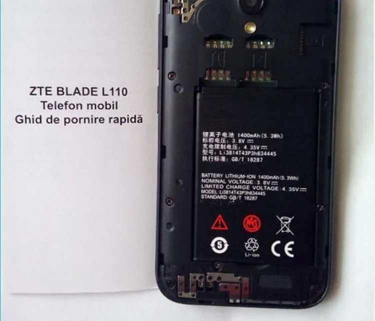 Azk New 1400mah Battery For Zte Blade A112 L110 V815w Mobile Phone Battery Black Li3814t43p3h634445 High Quality Battery For Battery For Ztephone Battery Aliexpress