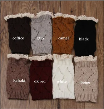 6pair /lot Fashion Women Crochet Knitted lace Trim Boot Toppers Cuffs Leg Warmers Socks
6pair /lot Fashion Women Crochet Knitted lace Trim Boot Toppers Cuffs Leg Warmers Socks