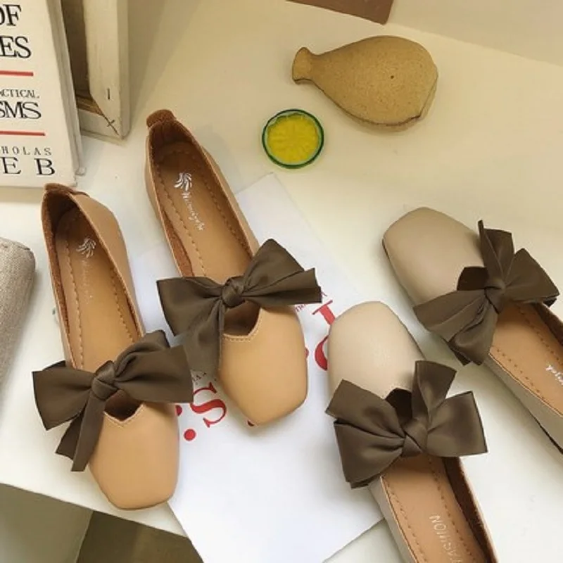 2019 spring and summer new flat lazy peas shoes bow square small single shoes women
2019 spring and summer new flat lazy peas shoes bow square small single shoes women