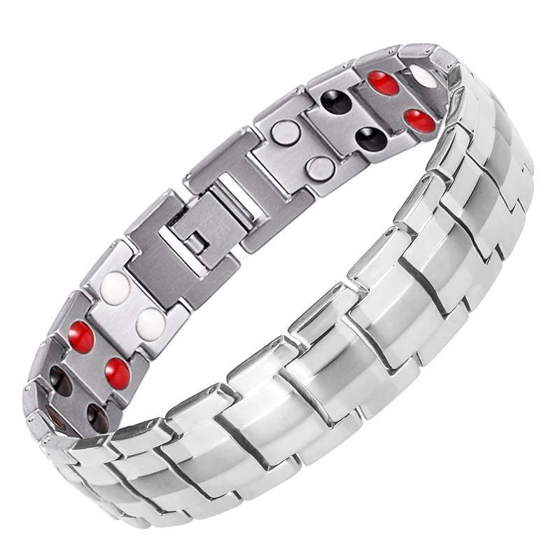 LITTLE FROG Dropshipping Mens Bracelet Stainless Steel Magnetic Therapy Bracelets Germanium Bangle Man's Jewelry Wristband
LITTLE FROG Dropshipping Mens Bracelet Stainless Steel Magnetic Therapy Bracelets Germanium Bangle Man's Jewelry Wristband
