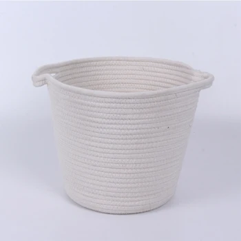 Large Cotton Rope Storage Baskets With Handles Soft Durable Toy Storage Nursery Bins Home Decoration, White
Large Cotton Rope Storage Baskets With Handles Soft Durable Toy Storage Nursery Bins Home Decoration, White