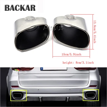 Backar For BMW X5 E53 E70 Accessories 2000-2016 1pair Stainless Steel Chrome Car Exhaust Tips Muffler Pipe Tailpipe Cover
Backar For BMW X5 E53 E70 Accessories 2000-2016 1pair Stainless Steel Chrome Car Exhaust Tips Muffler Pipe Tailpipe Cover