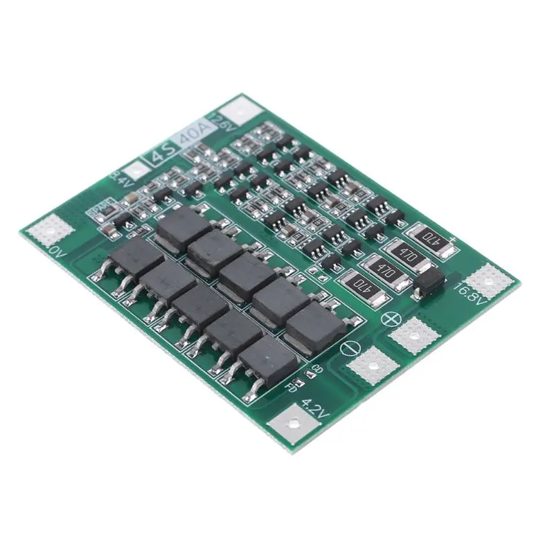 Balance 4S 40A Li-ion Lithium Battery 18650 Charger PCB BMS Protection Board Balanced Charge For Drill Motor 14.8V 16.8V Lipo Ce
Balance 4S 40A Li-ion Lithium Battery 18650 Charger PCB BMS Protection Board Balanced Charge For Drill Motor 14.8V 16.8V Lipo Ce
